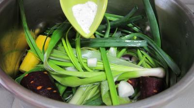 Bouillon de légumes à l'oignon rouge - 5.2