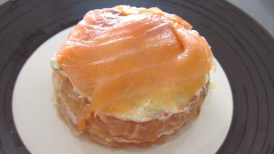 Millefeuille de pamplemousse au saumon fumé - 5.2