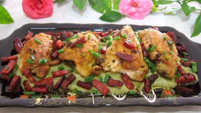 Image : recette Sauté de poulet à la poire