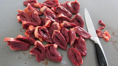 Coeurs de canard au marsala - 1.1