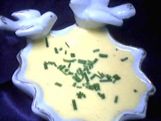 sauce pour crudités : Ramequin de sauce moutarde au fromage blanc