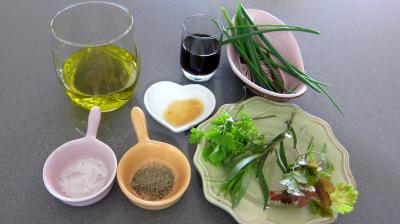 Ingrédients pour la recette : Vinaigrette au Banyuls