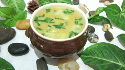 Cuisine diététique : Ramequin de potage de poireaux