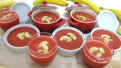 Image : Ramequins de soupe de bananes