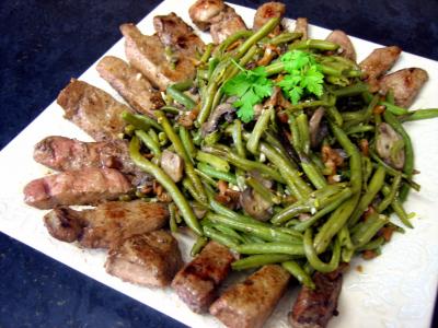 Image : recette Foie de veau aux haricots verts