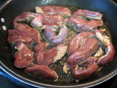 Foie de veau aux haricots verts - 6.2