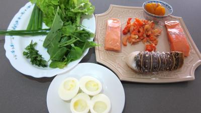 Ingrédients pour la recette : Salade de la mer
