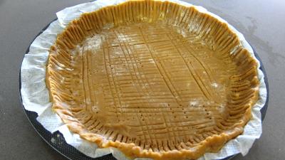 Tarte aux pêches aux pralines roses - 2.2