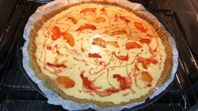 Tarte aux pêches aux pralines roses - 8.2