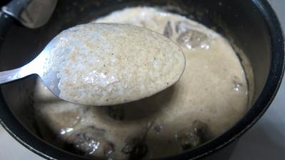 Escalopes de dinde sauce aux morilles - 7.2