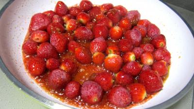 Riz noir aux fraises et crème à la noix de coco - 5.2