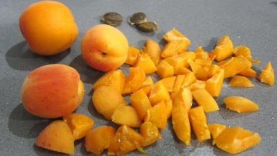 Cake aux abricots et aux myrtilles - 1.1