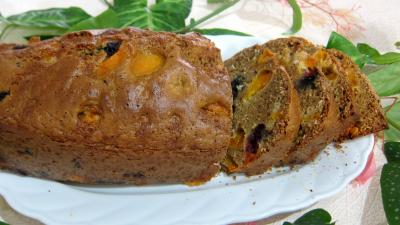 Recette Cake aux abricots et aux myrtilles