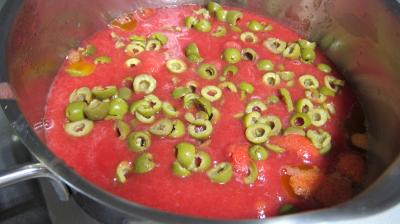 Sauce tomates aux olives (conserve) - 6.2