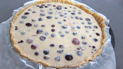 Clafoutis aux raisins et au brousse - 3.4