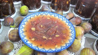 Image : recette Confiture de figues aux fruits secs