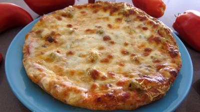 entrée à base de légumes : Assiette de pizza margherita