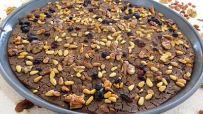 Desserts : Castagnaccio dans son moule