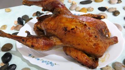 Cuisine diététique : Assiette de pintade aux épices rôtie au four