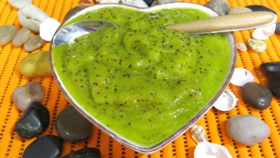 Image : Bol du purée de kiwis