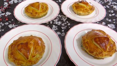 Nouvel an : Assiettes de tourtelettes aux foies de volaille