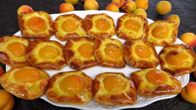 Printemps : Assiette d'abricots à la danoise