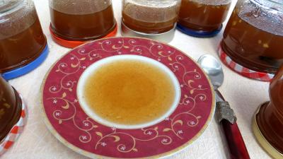 Confitures : Coupelle et pot de gelée de nashis