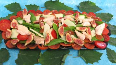 Les grands classiques : Plat de salade de truite