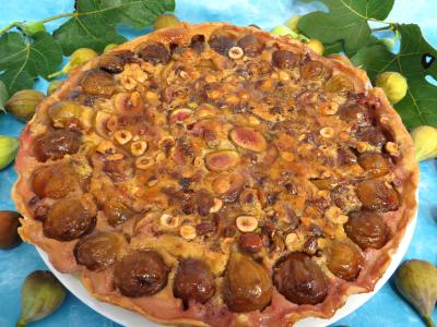 petit déjeuner : Tarte aux figues et mendiants