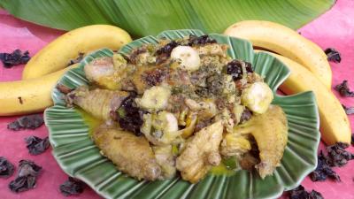 Anniversaire : Plat de poulet aux bananes