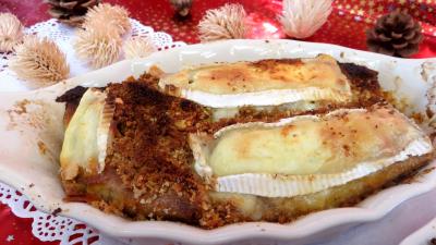 Les grands classiques : Cassolettes de crêpes fourrées au camembert