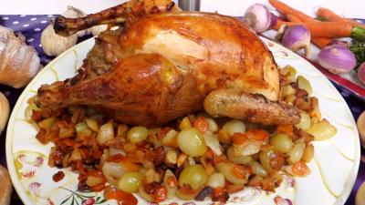 Nouvel an : Assiette de chapon aux navets