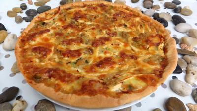 Anniversaire : Pizza au chapon et poireaux