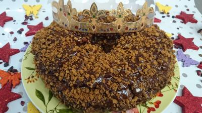Cuisson à la casserole : Brioche des rois aux speculoos