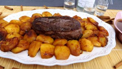 Anniversaire : Assiette de bison aux pommes