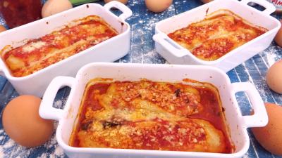 cassolette : Cassolettes de quenelles natures à la sauce bolognaise