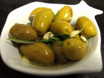 Image : recette Olives au parfum d'Andalousie