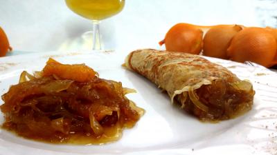 Les grands classiques : Assiette de crêpe à la confiture d'oignons