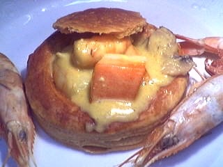 Image : recette Bouchées au ragoût de gambas