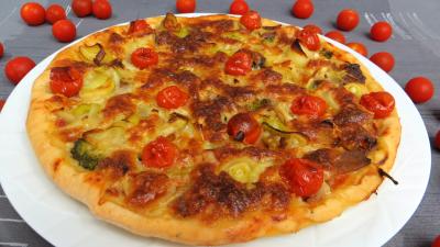 Fromages : Pizza aux restes de charcuterie