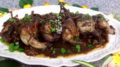 La cuisine des grand-mères : Plat de cailles au vin rouge