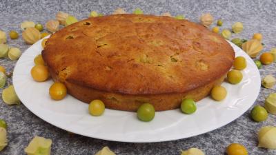 Image : recette Gâteau aux physalis