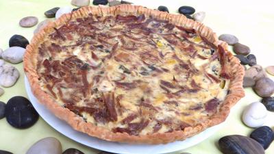 Légumes : Tarte au confit de canard