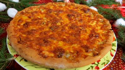 plat unique : Pizza à l'agneau