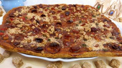 Image : recette Galette facile aux fruits confits