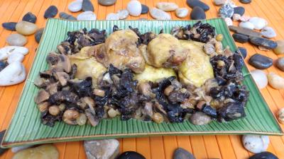 Volailles et gibiers : Plat de poulet à la bière