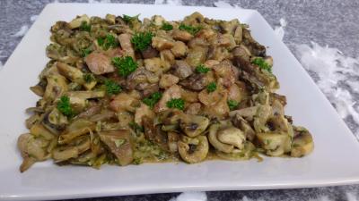 Pour débutants : Assiette de rognons d'agneau sauce moutarde