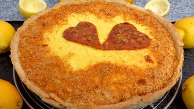 Les grands classiques : Tarte au citron à la nougatine