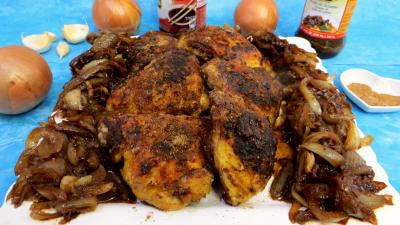 gingembre en poudre : Poulet au quatre-épices