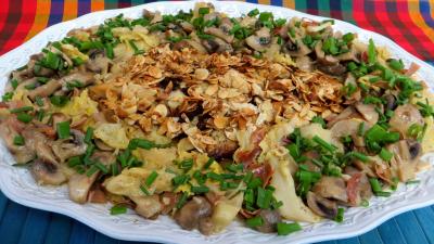 Poissons : Filet de perche aux champignons